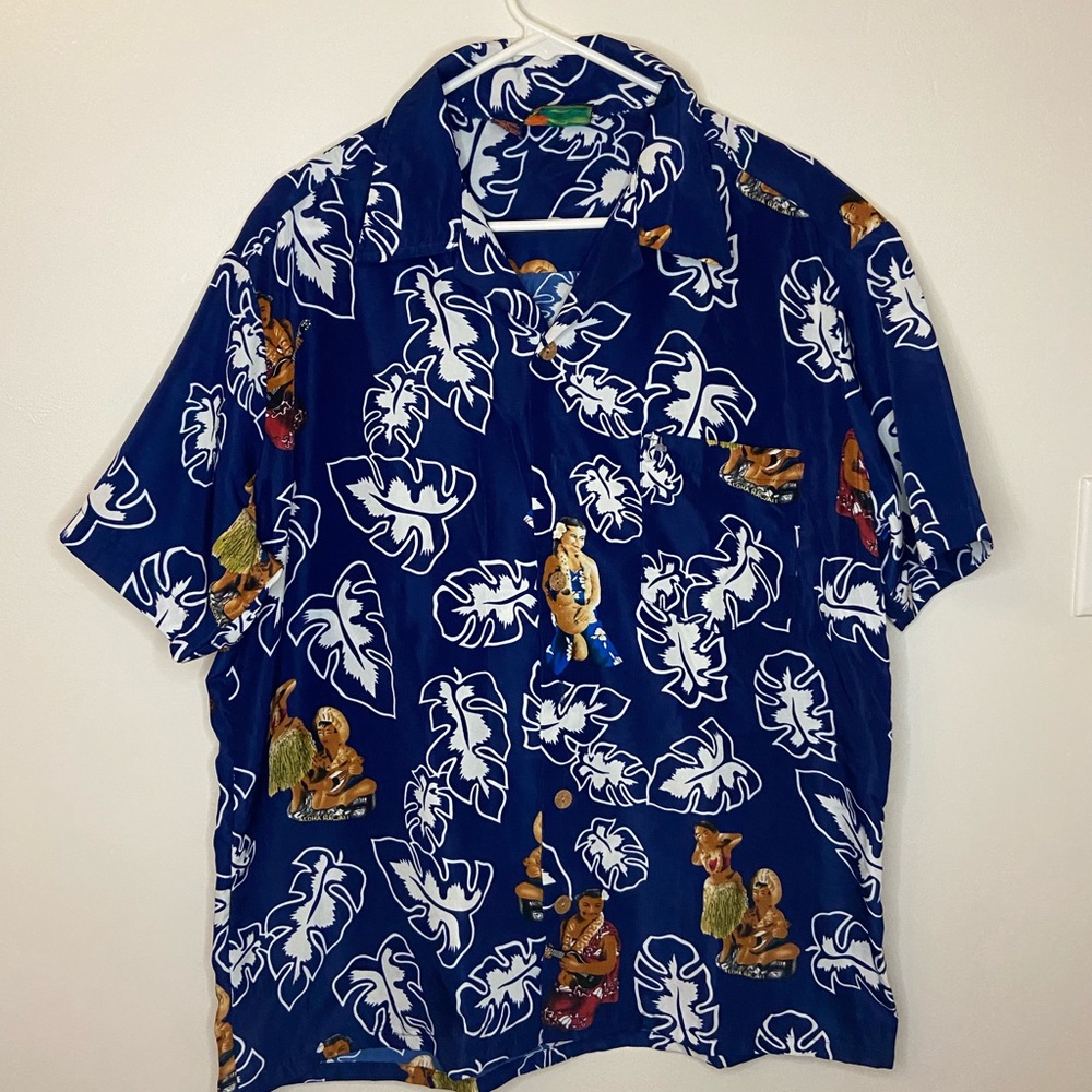 Roundy Bay Hawaii style Button Down Men’s Shirt